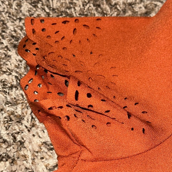 3 FOR $15❗️Orange SHEIN Shirt - Picture 5 of 6